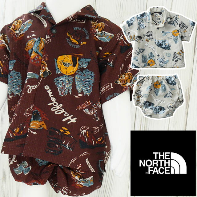 ■商品説明 ザ・ノース・フェイス|THE NORTH FACE NRB22431 キッズ ベビー 子供服 上下セット YB - ヨセミテキャンプベージュ(A750) YR - ヨセミテキャンプレッド(A751) ※こちらは専用梱包材なしの商品のみのお届けとなります。 真夏のキャンプや水場などのアウトドアシーンに適した、 テクニカル素材のシャツとパンツのセット。 リサイクルポリエステルの生地は速乾性があり、 適度なシャリ感を持ちつつしなやかな着心地です。 独特のメッシュ構造を採用することで高い通気性と軽さを実現。 UVケア（UPF15-30、紫外線カット率85％以上）機能付き。 開襟シャツはフロントが着脱しやすいドットボタン仕様。 パンツはおむつの上から着用ができるバルーンシルエットです。 ヨセミテ国立公園内でのキャンプをテーマにしたグラフィックを採用。 ギフトにも適したアイテムです。 Function シャツ：フロントドットボタン仕様／パンツ：ウエスト・足口はゴム仕様／速乾性 【検索用キーワード】 ギフト Gift プレゼント PRESENT 子供の日 通園 幼稚園 保育園 誕生日 バースデー クリスマス 贈り物 女の子 男の子 お揃い リンクコーデ 兄弟 姉妹 ボーイズ ガールズ 男児 女児 birthday ユニセックス フェス アウトドア トラベル 旅行 合宿 林間学校 ハイキング 登山 山登り キャンプ グランピング 赤ちゃん ベビー服 お出かけ よそ行き ■素材 Vent Mesh Aloha Cloth（ポリエステル100％） ■商品カテゴリ THE NORTH FACE ザ ノースフェイス 子供 はこちら THE NORTH FACE ザ ノースフェイス その他アパレル はこちら ジュニア＆キッズ＆ベビー はこちら メーカー希望小売価格はメーカーカタログに基づいて掲載しています UCIF　　「SK」ザ・ノース・フェイス THE NORTH FACE 真夏のキャンプや水場などのアウトドアシーンに適した、 テクニカル素材のシャツとパンツのセット。 リサイクルポリエステルの生地は速乾性があり、 適度なシャリ感を持ちつつしなやかな着心地です。 独特のメッシュ構造を採用することで高い通気性と軽さを実現。 UVケア（UPF15-30、紫外線カット率85％以上）機能付き。 開襟シャツはフロントが着脱しやすいドットボタン仕様。 パンツはおむつの上から着用ができるバルーンシルエットです。 ヨセミテ国立公園内でのキャンプをテーマにしたグラフィックを採用。 ギフトにも適したアイテムです。 ■商品カテゴリ THE NORTH FACE ザ ノースフェイス 子供 はこちら THE NORTH FACE ザ ノースフェイス その他アパレル はこちら ジュニア＆キッズ＆ベビー はこちら