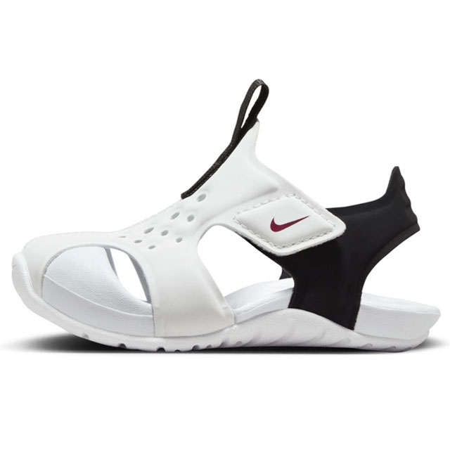 ＼ポイント7倍 3/15限定／ナイキ キッズ サンダル 男の子 スポサン 子供靴 ジュニア 女の子 ベビー サンレイ プロテクト 2 (TD) ベルクロ 943827-100 サミットホワイト/チームレッド ブラック 送料無料 最強翌日配送 evid |5