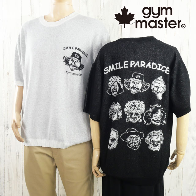 \ポイント7倍 12/1迄/ジムマスター サマーニット メンズ ジャガードニットスマイルパラダイス Tee 半袖 レディース トップス サマーセーター アパレル...