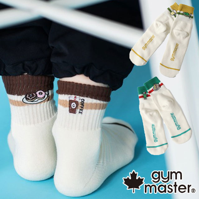 \ポイント8倍 11/1迄/ジムマスター 靴下 メンズ G366730 ハッピー刺繍コンビソックス クルーソックス..