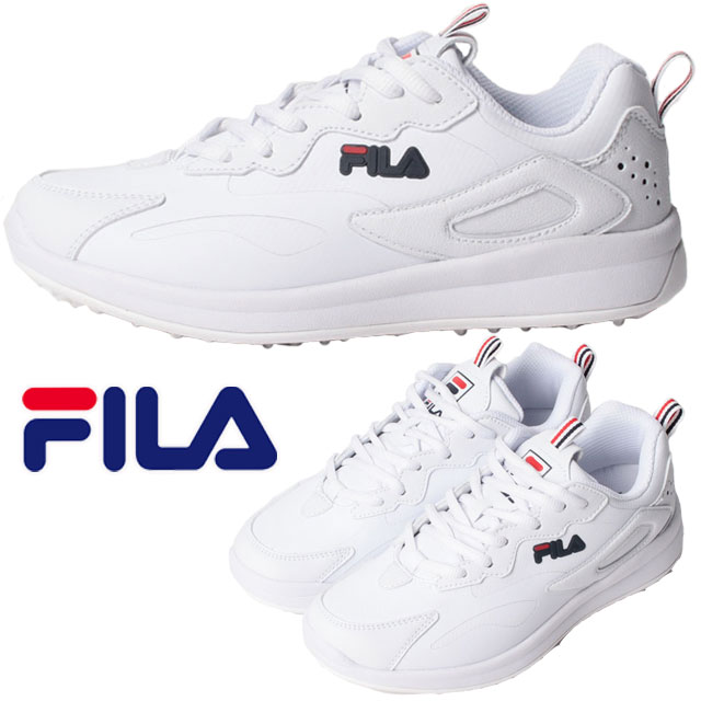 ＼ポイント7倍 11/15迄／フィラ レイトレーサー フィールド ゴルフシューズ メンズ スパイクレス レデ..