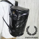 フレッドペリー ドラムバッグ メンズ トーナル バレルバックパック 27L ボストンバッグ リュック 2WAY 手持ち バックパック BAG バック カジュアル L8255 774 ブラック/ゴールド 鞄 送料無料 最強翌日配送 evid
