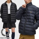 フレッドペリー コート メンズ インシュレイテッドジャケット アウター 長袖 ダウン 中綿入り 服 上着 アパレル 防寒 ウェア 前開き カジュアル J4564 ブラック 黒 ネイビー 送料無料 最強翌日配送 evid