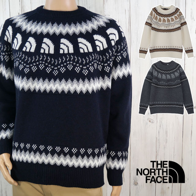 ザ・ノース・フェイス ハーフドームノルディックセーター メンズ NT92430 ニット レディース 長袖 クルーネック ウール 丸首 トップス ローゲージ カジ...