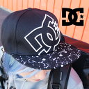 \5%クーポン有/ディーシーシューズ キャップ メンズ DCP251206 25 DOUBLEUP SNAPBACK CAP 帽子 レディース キッズ スナップバック ブラック 黒 ワンサイズ フリーサイズ プリント ロゴ 刺繍 最強翌日配送 送料無料 evid