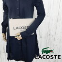 \最大1000円クーポン有 5/1迄/ラコステ クラッチバッグ レディース NF4898 ヘリテージキャンバス クラッチバッグ ハンドバッグ 小さめ セカンドバ...