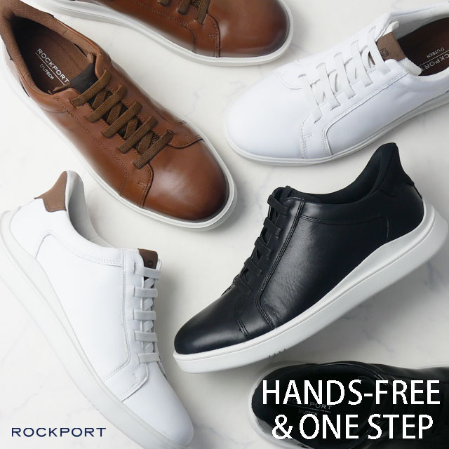 \ポイント7倍 11/27 1:59迄/ロックポート 履きやすい スリッポン 手を使わずに履ける スッと履ける 革靴 ティナー ステップアクティベイト スニーカ...