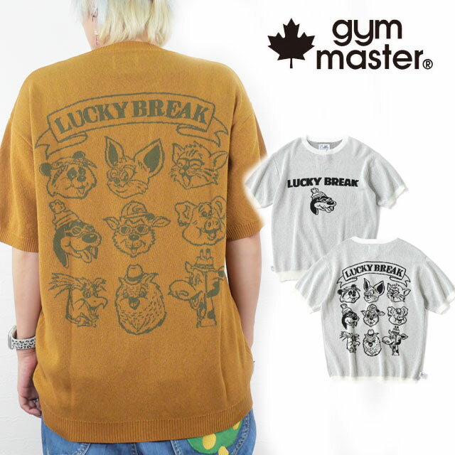 \ポイント7倍 12/1迄/ジムマスター メンズ サマーニット ジャガードニットLUCKY BREAK Tee 半袖 レディース トップス アパレル クルーネッ...