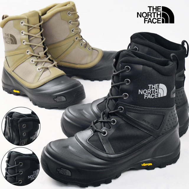 ザ・ノース・フェイス メンズ スノーブーツ 防水 スノー ショット ミッド WP アークティックグリップ 2WAY 保温 冬靴 防寒 滑りにくい ウインターブー...
