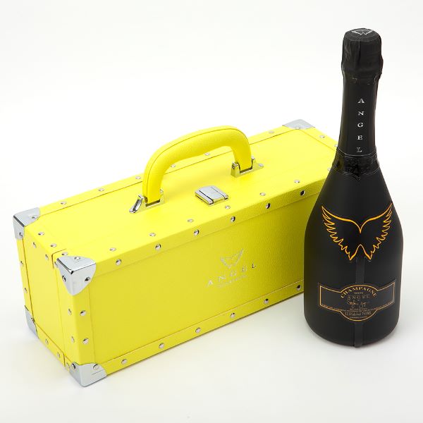 【正規品】【最高級】【光るラベル】ANGEL CHAMPAGNE NV BRUT HALO YELLOW 750ml 豪華化粧箱付 エンジェル シャンパン ブリュット ヘイロー イエロー シャンパーニュ フランス 辛口 ピノノワール シャルドネ ムニエ 完全なる美 革新的 ギフト プレゼント 結婚式 インスタ映え