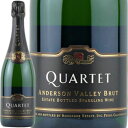 【あす楽】カルテット・アンダーソン・ヴァレー・ブリュット ロデレール・エステート 750ml アメリカ カリフォルニア シャルドネ ピノ・ノワール AVA. アンダーソン・ヴァレー スパークリングワイン 白 発泡有 リッチなアロマ 美しい酸 エレガントなスタイル
