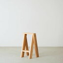 石巻工房 AA STOOL 2脚セット アルファベット A スツール デッキ材 シンプル 自立 来客時 2つに分けて使う 横にスタッキング 美しい コンパクト 収納 座面高 560mm 少し高い 背筋が伸びる