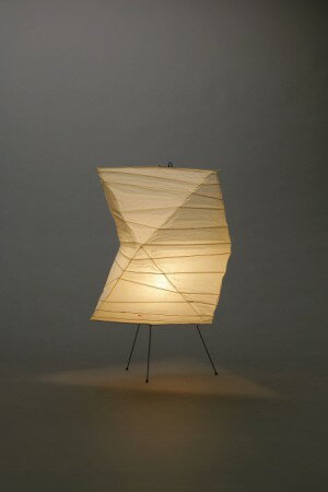 【正規販売店】【送料無料】AKARI スタンド 26N 直径40cm 高さ60cm 電球付 コード付 和紙 竹ひご 鉄 照..