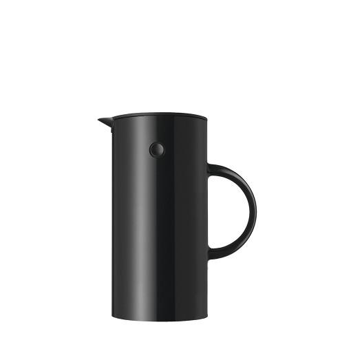 Stelton EM77 バキュームジャグ0.5L ブラック 世界中 ベストセラー 二重構造 ガラスボトル 保温効果 保冷効果 シンプル デザイン 北欧 キッチン ダイニング エリック・マグヌッセン デンマーク ステルトン