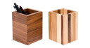 DEN ペン立て 角S #WN LaTree ラトレ ウォルナット S Sサイズ 飛騨家具 hidakagu 無垢材 すっきり収まる 木製 雑貨 小物 ステーショナリー インテリア小物 使いやすい オーソドックス デザイン デスク周り 潤い シンプル(3)