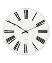 ARNE JACOBSEN Wall Clock Roman 210mm アルネヤコブセン 壁掛け時計 ローマン オーフス市庁舎 ウォールクロック 独特 立体感 トータルデザイン 完璧主義 壮大 エレガンス 北欧 ギフト ヤコブセン