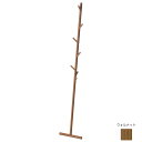 【ラッピング不可商品】cosine コサイン ツリーラック ウォルナット コートスタンド フック 高さ170cm 立掛式 組立式 滑り止め シリコンゴム 天然木...