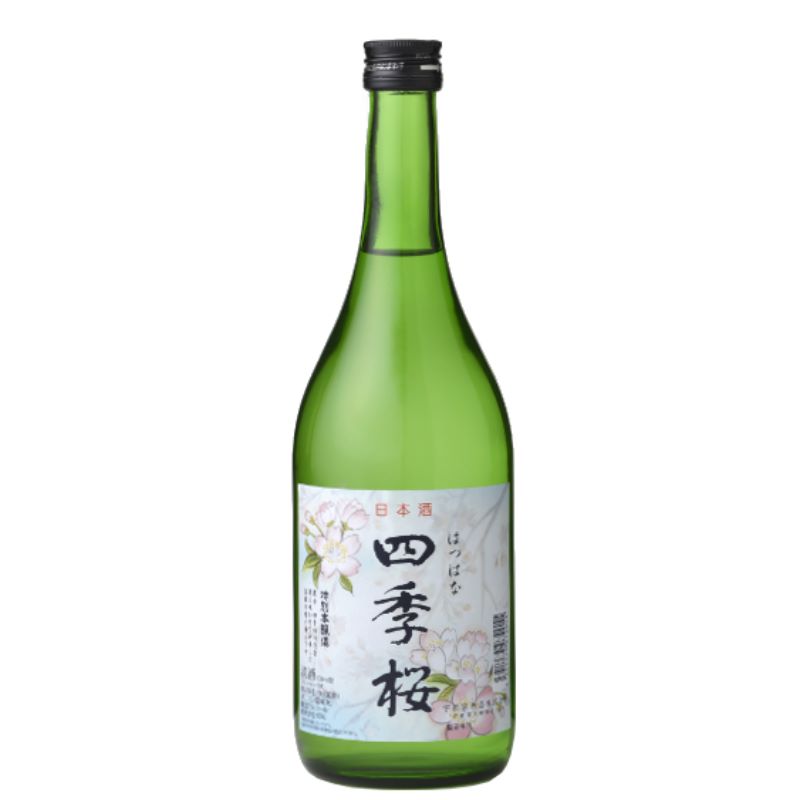 【地域貢献】四季桜 はつはな 特別本醸造酒 720ml 日本酒 やや辛口 淡麗 栃木県 宇都宮市 宇都宮酒造 栃木県柳田産美山錦使用 明利小川酵母使用 alc15% 日本酒度＋2.0 酸度1.3 口に含んだ時の…