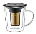 Cores コレス GOLD FILTER DOUBLE WALL MUG C412 ゴールドフィルター ダブルウォールマグ 1杯用 純金メッキ コーヒーフィルター 豆本来の特徴 ダイレクトに抽出 味と香りに影響が少ない おしゃれ コーヒーグッズ カフェ ペーパーフィルター不要 環境 サステナブル SDGS