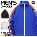 【期間限定!3990円→2990円】ジャンパー ジャケット ブルゾン 長袖 メンズ スタンドカラージャケット 袖ライン ハイネック スポーツ カジュアルジャケット トラックジャケット フルジップジャケット アウター キャンプ 釣り 上着 羽織 登山 薄手 軽量