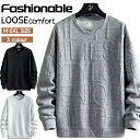 【期間限定!4360円→2360円】メンズ トレーナー エンボス ロゴ カジュアル ストリート クルーネック トップス スウェットトレーナー 無地 長袖 プルオーバービッグトレーナー レディース スウェットシャツルームウェア スポーツ おしゃれ大きいサイズ 部屋着 春 秋冬敬老の日