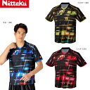 ニッタク Nittaku スカイステラシャツ NW-2213 卓球 メンズ レディース 練習用 ユニフォーム ゲームウェア 男女兼用 吸水速乾 伸縮 ブルー レ...