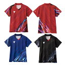 2024年新作 VICTAS V-NLGS408 卓球ユニフォーム ゲームシャツ レディースウェア ヴィクタス レッド ネイビー グレー 512404