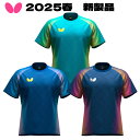 バタフライ Butterfly 卓球シャツ ジェノーラ・Tシャツ 男女兼用 47240 卓球ウェア ゲームシャツ ユニフォーム 送料無料