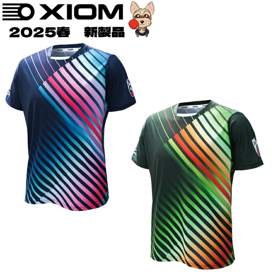 XIOM エクシオン テンパ TEMPA 1011 卓球 卓球ユニフォーム JTTA公認 卓球ゲームシャツ 男女兼用 送料..