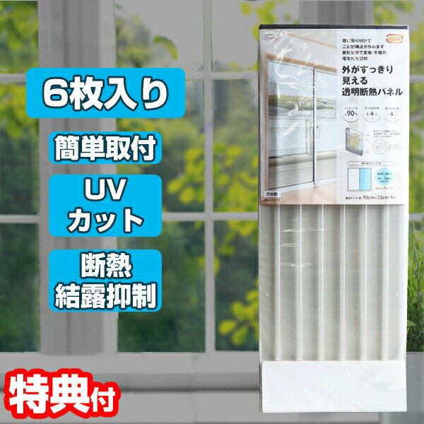 二重窓パネル クリアー 6枚入り 2個購入で送料を無料に変更 窓パネル 断熱 結露軽減 蓄熱 2重窓 二重まど 寒さ対策 UVカット 二重窓 二重扉 空気層 二層構造 透明 クリア 外気遮断 エコ 節約 断熱シート 断熱窓 冬 断熱材 透明 2重窓 結露防止 結露止め