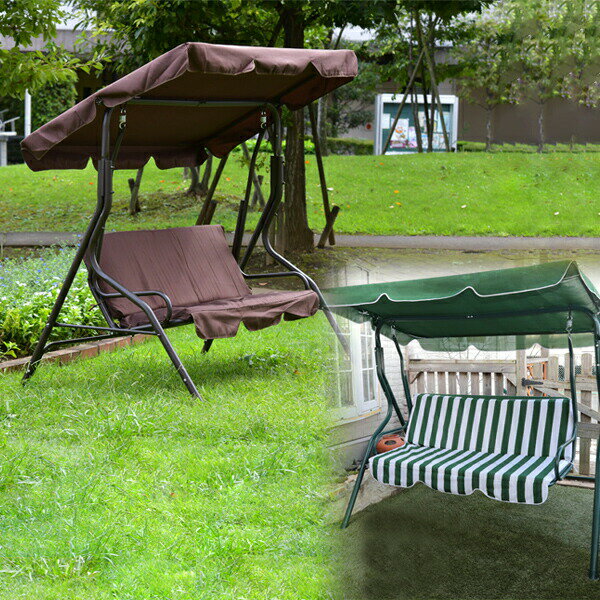 シェード付きブランコ TAN-773 二人掛け 屋根付き ベンチ ブランコ 日除け ガーデンベンチ 屋根付 ガーデンファニチャー 日除け 遊具 椅子 チェア ス...