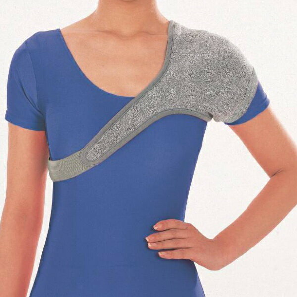 備長炭あったか磁気肩サポーター(片方用) 肩用サポーター 左右兼用1枚入 磁気治療器 4個の磁石と備長炭で肩をサポート