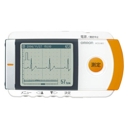 オムロン 携帯型心電計 HCG-801 心電