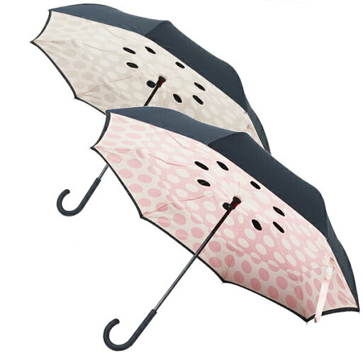 2重傘 Circus サーカス EF-UM01 晴雨兼用傘 全長80cm 逆さに開く二重傘 濡れた面を内側に閉じる特殊な二重構造 EFUM01 2重傘 Circus サーカス EF-UM01 晴雨兼用傘 全長80cm 逆さに開く二重傘 濡れた面を内側に閉じる特殊な二重構造 EFUM01