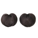 当社限定特典【送料無料+ポイント】 ミニヘアピース 人毛100% 部分かつら 2個組 ヘアピース 女性用カツラ 部分カツラ パーマ、毛染め、ブロー、ホットカーラ...