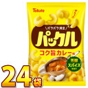 【平日正午までの注文で最短翌日お届け】【送料無料】東ハト パックル コク旨カレー味 1袋(57g)×24袋【販促品 お祭り 景品 お祭り イベント お菓子 スナック菓子 おやつ 個包装 箱買い スナック菓子 まとめ買い 大人買い カール】