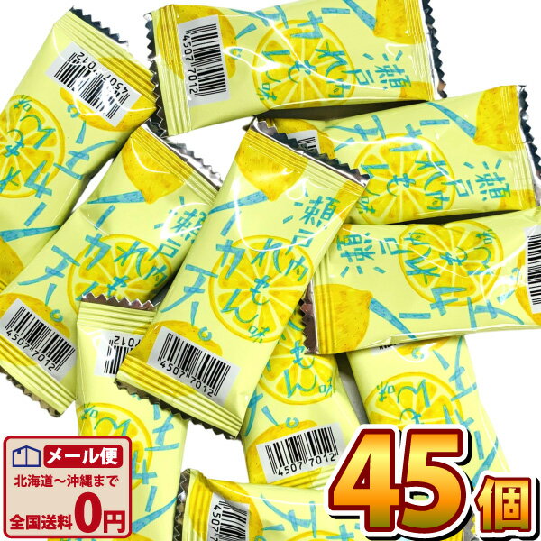 【ゆうパケットメール便送料無料】タクマ イカ天。瀬戸内れもん味 45個【駄菓子 お菓子 おつまみ 珍味 お菓子 お試し ポイント消化 1000円ポッキリ バラまき つかみどり 瀬戸内レモン イカ天 個包装】