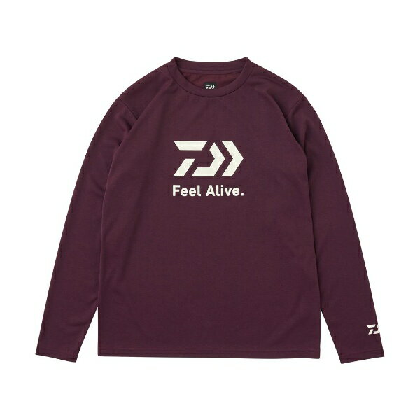 ダイワ [90] 25 DE-8025 クリーンオーシャンロングスリーブシャツ プラム L