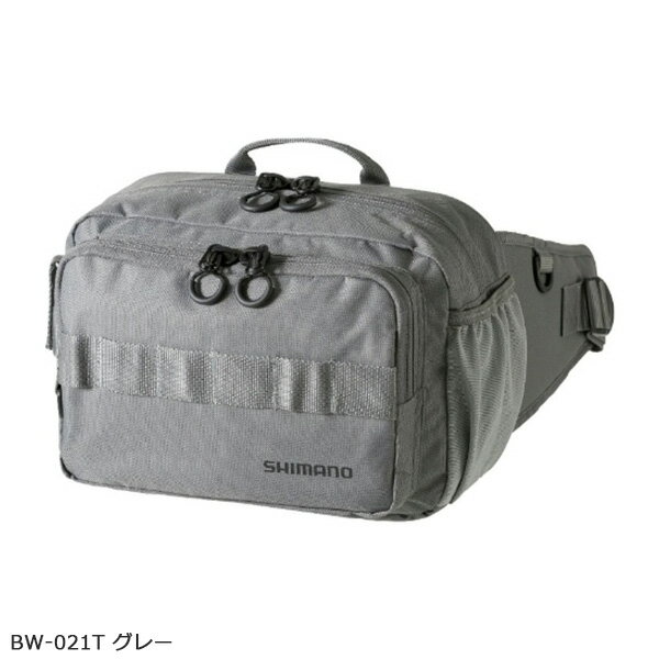 【12/1限定 ワンダフルデー ポイント10倍】 シマノ [90] ヒップバッグ BW-021T グレー S 2022追加カラー