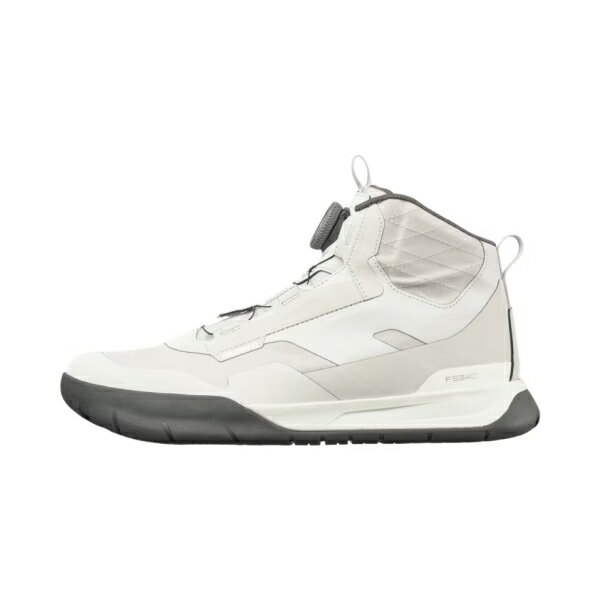 シマノ [90] 25 ボートゲーム ハイカット ドライデッキシューズ FS-340Y オフホワイト 25.0cm