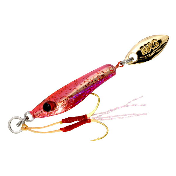 【3/1限定 ワンダフルデ—ポイント10倍】 マグバイト [90] ちりめんジグ 2.0g アカラメゴールド (N4)