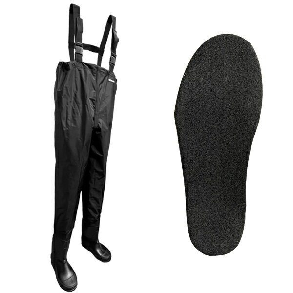 【お買い物マラソン期間中 ポイント10倍】 ファイブスター [90] ウェーブギア ナイロンウェーダー フェルトショートブーツタイプ KMY-1662 LL ブラック ウエスト型