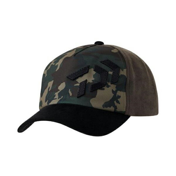 【12/11までポイントアップ20倍！】 ダイワ [90] 23 ロゴ刺繍キャップ DC-9123W グリーンカモ フリー