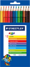 ステッドラー　ノリスクラブ　色鉛筆12色セット（144NC12P）
