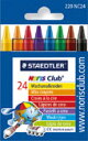 ステッドラー ノリスクラブ クレヨン24色セット(220NC24)