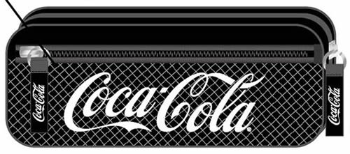 コカ・コーラ(CocaCola）サカモトおもしろ文具blackペンポーチ(ペンケース/筆箱）(45227801）