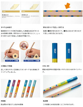 ノーキャラクター文具iippo(トンボ)しっかり持てるかきかた鉛筆(三角軸)ダース2B(かきかたえんぴつ)(KB-EG01-2B)