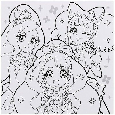 楽天市場 ヒーリングっどプリキュアデッカぬりえａ柄 a 紙 文具 ひかり