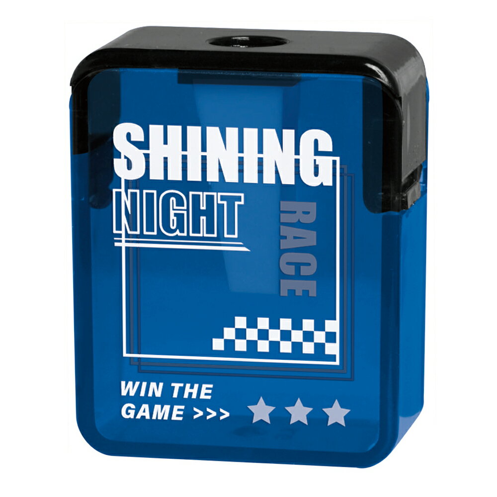 SHINNING NIGHT RACEカミオジャパンスクエア鉛筆削り(携帯用鉛筆削りハンディシャープナー）(05008）