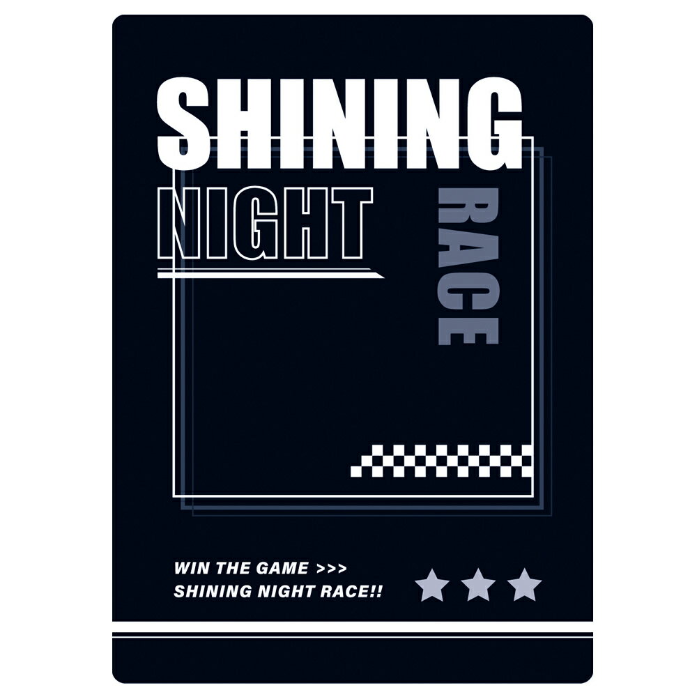 SHINNING NIGHT RACEカミオジャパン下敷き(05261）